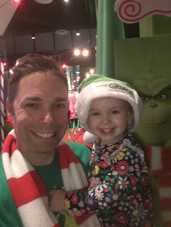 Assisting at The Grinch movie premiere